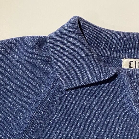 Vintage Fia Italia Hand Loomed Blue Sweater Women's Size Medium - Picture 3 of 10